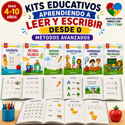 MÉTODO SILABICO AVANZADO  Completo CON + DE 1000 PAGINAS +5 BONOS DE REALO